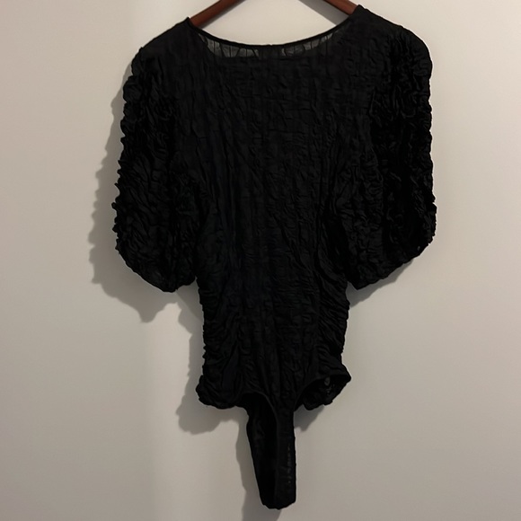 NWTS FREE PEOPLE BLACK BODYSUIT (L) - Picture 7 of 16